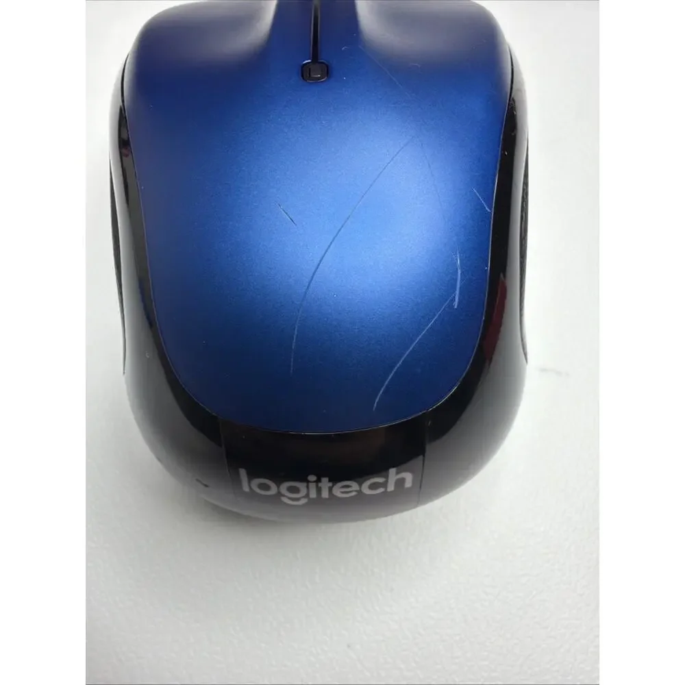 Logitech M325S Ambidextrous Blue Wireless Optical Mouse 2.4 GHz USB Receiver